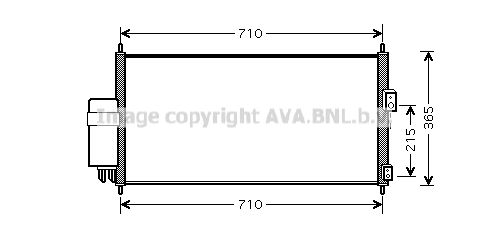 AVA QUALITY COOLING Kondensators, Gaisa kond. sistēma DN5205D